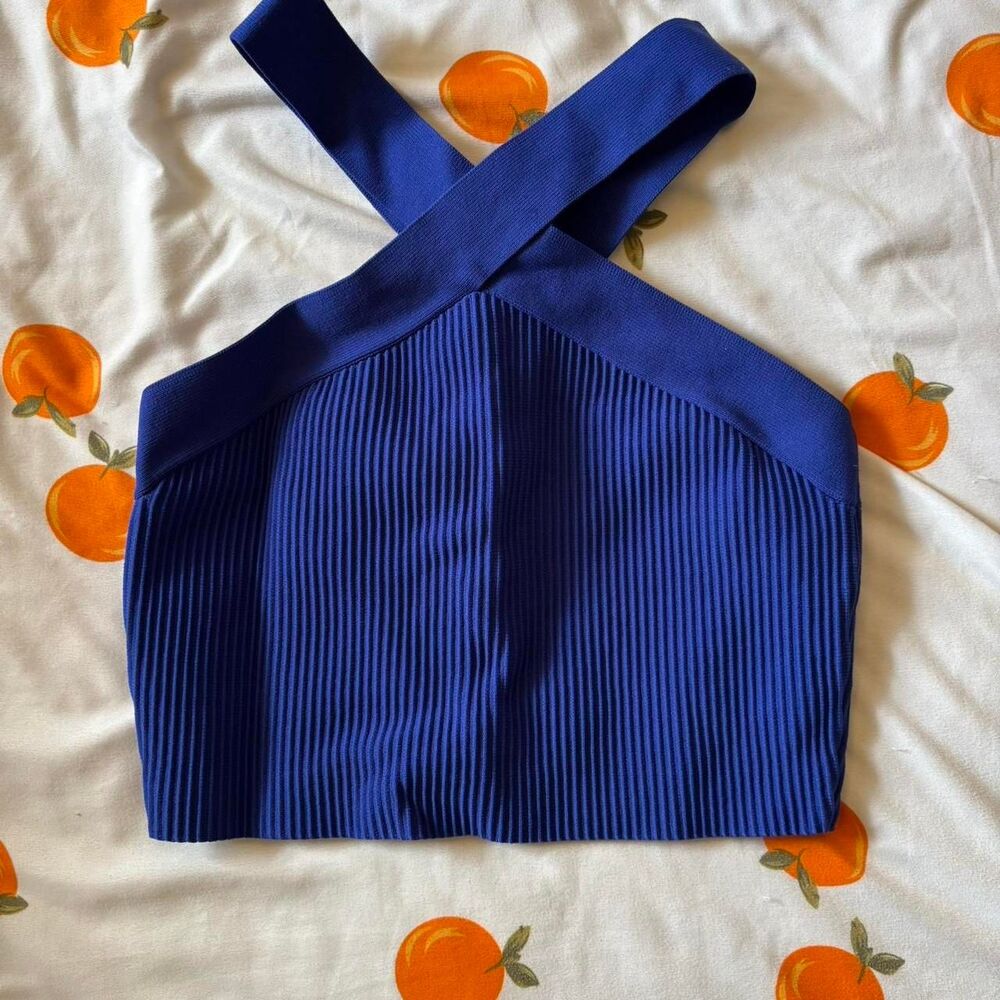 Sincerely-jules-for-bandier Women's Blue Crop-top Size Medium